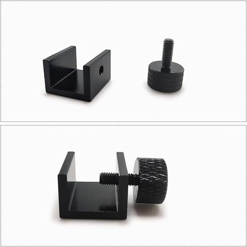 8pcs مقاطع الطابعة 3D الطابعة ، ender 3 مقاطع من الزجاج قابلة للتعديل ender 3 مقاطع لوحة بناء متوافقة مع ender 3 pro/ender 3 v2/ender 3 s1/ender 3 max neo/ender 5 ، cr-10 3d printer berber clips ، in Kuwait