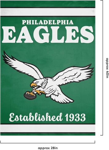 FOCO Philadelphia Eagles NFL Vertical Retro Flag in Saudi Arabia