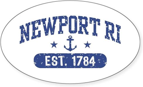 CafePress Newport Rhode Island Oval Car Bumper Sticker in Saudi Arabia