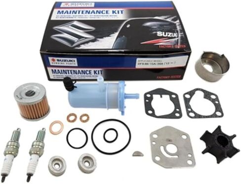 مجموعة الصيانة الخارجية Suzuki Marine ، DF9.9B-15A-20A 2013-Present ، Service Kit 17400-89812 in Saudi Arabia