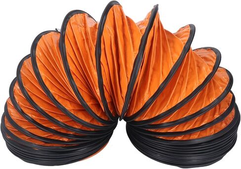خراطيم القناة ، PVC مرنة الثقيلة 8in مع قوس الصلب الخطاف على شكل S لتطبيقات التهوية بما في ذلك مراوح العادم والفتحات في المصانع (10M) in Saudi Arabia