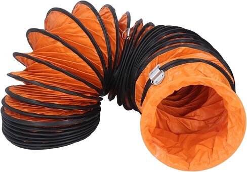 خراطيم القناة ، PVC مرنة الثقيلة 8in مع قوس الصلب الخطاف على شكل S لتطبيقات التهوية بما في ذلك مراوح العادم والفتحات في المصانع (10M) in Saudi Arabia