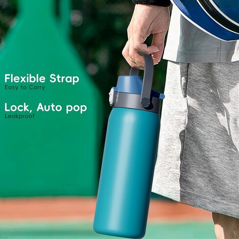 2 IN 1 Lid for Owala Freesip Water Bottle, Replacement Lid for Owala 16oz 24oz 25oz 32oz 40oz, One Button Water Bottle Top Lid, BPA-Free Owala Accessories, Leak-Proof and Dishwasher Safe in Saudi Arabia