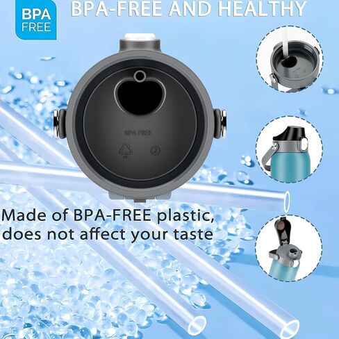 2 IN 1 Lid for Owala Freesip Water Bottle, Replacement Lid for Owala 16oz 24oz 25oz 32oz 40oz, One Button Water Bottle Top Lid, BPA-Free Owala Accessories, Leak-Proof and Dishwasher Safe in Saudi Arabia