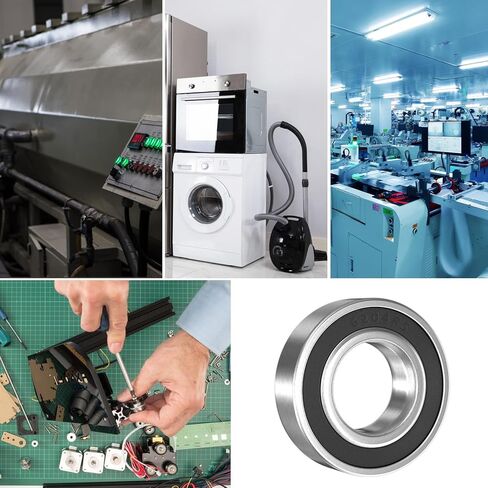 4 PCS 6204 2RS Bearings ، مصنوعة من الحامل الصلب 20 مم × 47 مم × 14 مم ، محامل محمية مزدوجة in Kuwait