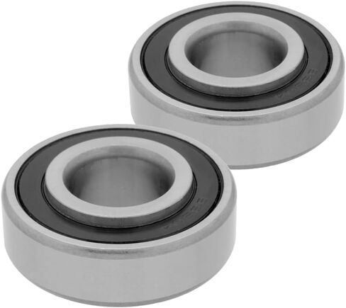 [2-Pack] 88504 - Radial Deep Groove Ball Bearing - Agricultural Ag Bearing - Straight Bore - Inner Diameter: 20 mm - Outer Diameter: 47 mm - 0.6988 Width in Saudi Arabia