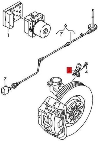 20pcs Car Car ABS Speed ​​Sensor الخلفية اليمنى اليمنى ل WHT003860 WHT 003 861 WHT 003 862 WHT003863 in Saudi Arabia