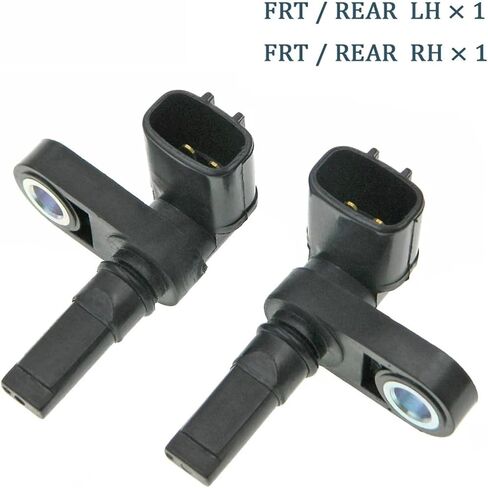 مستشعر سرعة عجلات ABS الخلفي الأمامي R/L 89542-60050 89543-60050 لـ GX470 LX570 4RUNNER (SET (4pcs)) in Saudi Arabia