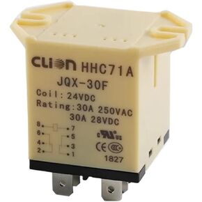 HHC71A-JQX-30F high-Power Relay 30A JQX-30F -2Z high Current 12V 24V 220V AC 8-pin(DC24V) in Saudi Arabia