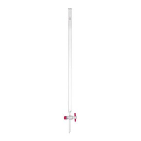 عمود Kimble Chase 420540-0125 مع قرص مقعود وقابس PTFE STOPCOCK ، وحدة تخزين 28 مل ، معرف عمود 13 مم ، 13 مم داخل القطر ، طول 250 مم in Kuwait