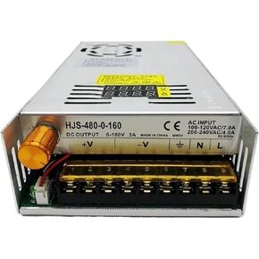 480W Switching Power Supply Adjust 0-12V 5V 24V 36V 48V 60V 80V 120V 160V DISTRION DISPART DISTRESS SUVENT (0-5V 60A) in Kuwait