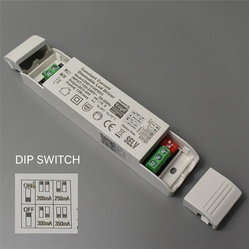 3.0 Slow Start 12W Slim Driver 200ma 300ma 350ma Tuya Control for CCT Light WW+CW Dimmable for Modules Room 9-40V Voltage (12W 150 to 300ma) in Kuwait