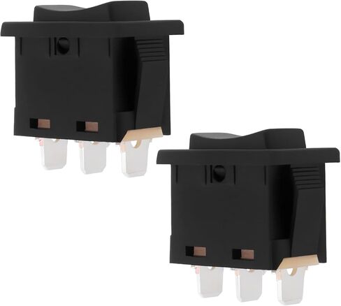 2PCS مفاتيح الروك استبدال 6A 250VAC / 10A 125VAC التبديل جزء PPTK0021 متوافق مع مسبار الطاقة PP3 PP3S PP3Z PP4 in Saudi Arabia