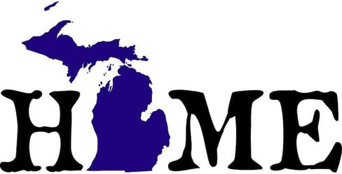 Cafepress Home Michigan Sticker Rectangle Lugper Sticker Decal in Saudi Arabia