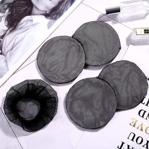 Beaupretty 5pcs Ballet Hair Bun Net Elegant Reusable Black Hair Net stretch mesh Accessory Covers for Women in Saudi Arabia