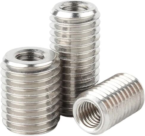 2/5pcs داخل خارجي محول الخيط المكسرات المسمار إدراج محول الأكمام مقرن الجوز M2 M3 M4 M5 M6- M12 M20 304 الصلب غير القابل للصدأ (طول 15 مم ، M6M14 5pcs) in Kuwait