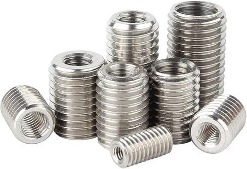 2/5pcs داخل خارجي محول الخيط المكسرات المسمار إدراج محول الأكمام مقرن الجوز M2 M3 M4 M5 M6- M12 M20 304 الصلب غير القابل للصدأ (طول 15 مم ، M6M14 5pcs) in Kuwait