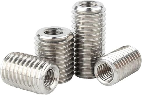 2/5pcs داخل خارجي محول الخيط المكسرات المسمار إدراج محول الأكمام مقرن الجوز M2 M3 M4 M5 M6- M12 M20 304 الصلب غير القابل للصدأ (طول 15 مم ، M6M14 5pcs) in Kuwait