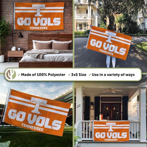 Desert Cactus University of Tennessee Flag Knoxville Volteers Vols UT Banners 100 ٪ Polyester Indoor Outdoor 3X5 FET SPARS (Design D) in Saudi Arabia