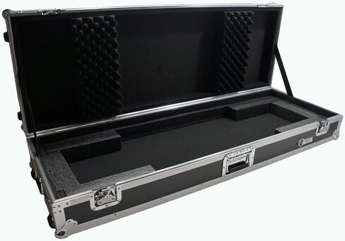 حالات التناغم HCKB76W Flight Rolling ATA Custom Case Case متوافق مع 76 لوحة المفاتيح in Saudi Arabia