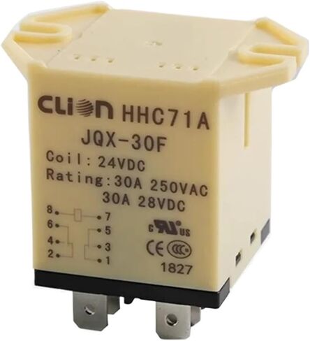 HHC71A-JQX-30F high-Power Relay 30A JQX-30F -2Z high Current 12V 24V 220V AC 8-pin(DC24V) in Saudi Arabia