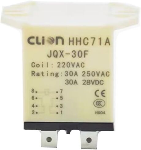 HHC71A-JQX-30F high-Power Relay 30A JQX-30F -2Z high Current 12V 24V 220V AC 8-pin(DC24V) in Saudi Arabia