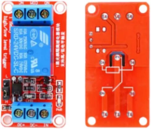 (10pcs)1 Channel 5V/12V/24V Relay Module with Optocoupler Isolation Support High/Low Level Trigger Development Boards (12, Volts) in Saudi Arabia