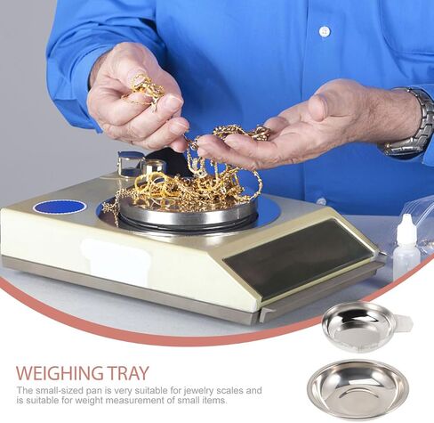 صينية مقياس من الفولاذ المقاوم للصدأ صينية 2pcs المجوهرات الإلكترونية المجوهر in Saudi Arabia