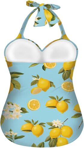 One Piece Swimsuit Women's Cosy Swimwear with Halter Strap Bathing Suit Monokini for Ladies Swimming Surfing in Saudi Arabia