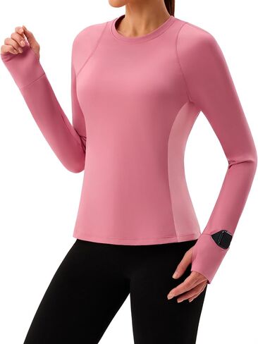 BMJL Women's Long Sleeve Tops Gym Gym Athletic Treamtic قمصان تدريبات اليوغا تتجاهل ملابس 2025 in Saudi Arabia