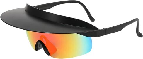 Wide Hat Brimmed cycling sunglasses, Sport Running Sunglasses Women Men Teens Cycling Sun Glasses in Saudi Arabia