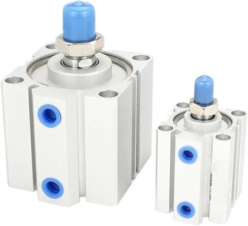 1pcs SDA80-5x10-15-20-25-30-35-40-50-SB Small Square Thin Pneumatic Air Compact Cylinder Outer Teeth(SDA80x35-B) in Kuwait