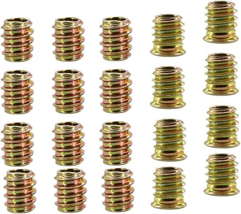 50pcs/100pcs الأثاث Nut zinc hex drive إدراج المكسرات Hex Drive Head مترابط لموصل الأثاث الخشبي M4 M5 M6 M8 M10 (سبيكة الزنك (100pcs) ، M6x30mm) in Kuwait