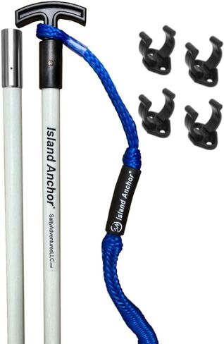 Island Anchor - 1" x 10' - 2 Piece - Shallow Water Anchor Pole : Built for Larger Boats : Securely Anchor on the Beach, Sandbar or in Shallow Water in Saudi Arabia