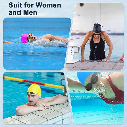 Silicone Swim Cap, Durable Swimming Hat Unisex Non-Slip Waterproof Swimming Caps for Pool in Saudi Arabia