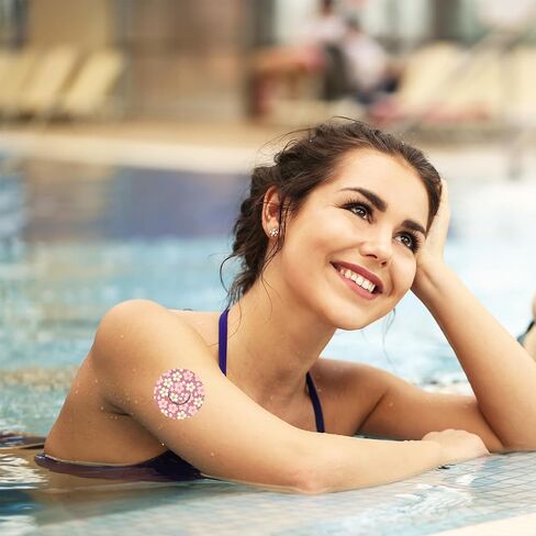 بقع لاصقة 25pcs ل libre 2 و 3 ، 5 أنماط مستشعر دائري يغطي ملصقات مستشعر مقاومة للعرق للتنفس بقع CGM لاصقة in Saudi Arabia
