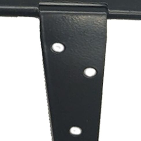 6pcs 5 Inch T Strap Shed Hinges, Galvanizing Iron Barn Door Gates Hinges Slotted Bearing Door Triangular Hinge, for Cabinet Doors, Sgates in Saudi Arabia