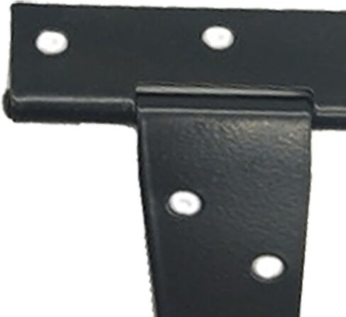 6pcs 5 Inch T Strap Shed Hinges, Galvanizing Iron Barn Door Gates Hinges Slotted Bearing Door Triangular Hinge, for Cabinet Doors, Sgates in Saudi Arabia