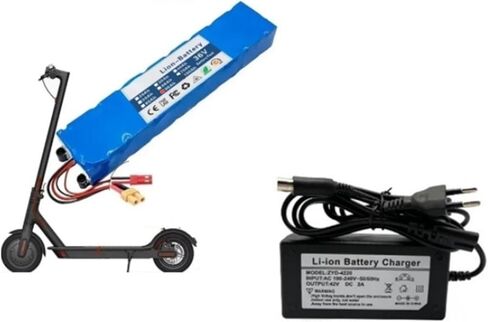 Lithium Battery Pack 10S3P 36V 80000mAh/90000mAh Built-in BMS Board, Compatible for Xiaomi Mijia M365 Electric Scooter Battery(36v 90Ah 1 Set (Excluding Scooters)) in Saudi Arabia