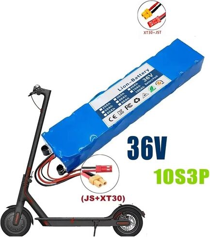 Lithium Battery Pack 10S3P 36V 80000mAh/90000mAh Built-in BMS Board, Compatible for Xiaomi Mijia M365 Electric Scooter Battery(36v 90Ah 1 Set (Excluding Scooters)) in Saudi Arabia