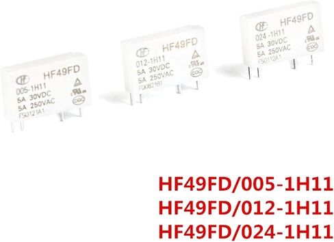 SALE RELAY 12V HF49FD-005-1H12 005-1H12 HF49FD DC5V 1H12 4PIN 5A RELAY 5V RELE 12V 24V (24V) in Kuwait