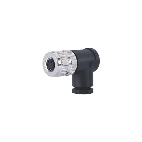M8 Connector A-Code 3Pin Female Elbow Assembly Industrial Waterproof Connector Plastic Housing in Saudi Arabia