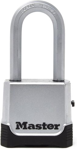 Master Lock M176XDLH 2 "Magnum Zinc Die-Cast Bodlock with 2" Stackle ؛ مزيج أو مفتاح in Kuwait