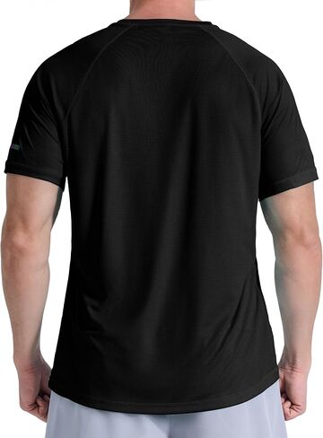 Men's Short Sleeve Workout Shirts Quick Dry Lightweight T-Shirts Gym Running Athletic Tshirt for Summer in Saudi Arabia
