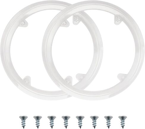 2Pcs Bike Chain Guard, Bicycle Sprocket Protective Cover Plastic Bike Chainwheel Protective Guard Cover with Mounting Screws for Mountain Bikes/Road Bikes in Saudi Arabia