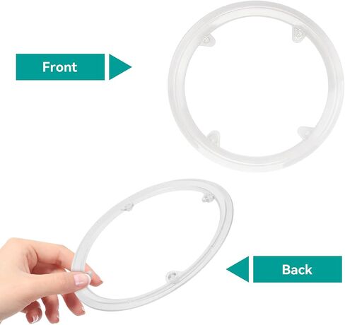 2Pcs Bike Chain Guard, Bicycle Sprocket Protective Cover Plastic Bike Chainwheel Protective Guard Cover with Mounting Screws for Mountain Bikes/Road Bikes in Saudi Arabia