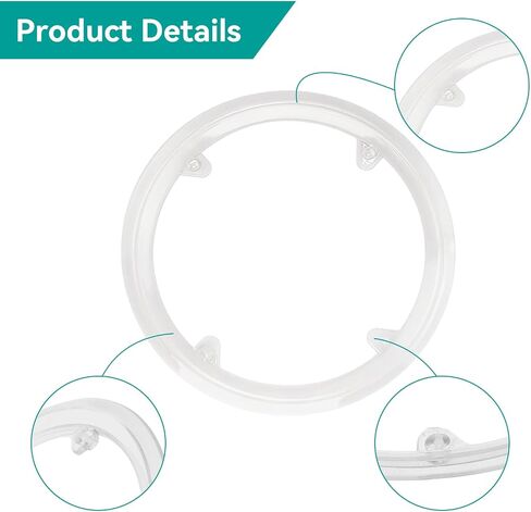 2Pcs Bike Chain Guard, Bicycle Sprocket Protective Cover Plastic Bike Chainwheel Protective Guard Cover with Mounting Screws for Mountain Bikes/Road Bikes in Saudi Arabia
