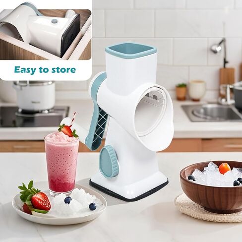 Hand Crank Crank Crusher Rotary Ice Scaver جميع مكعبات الثلج المليئة (نسخة ترقية) in Saudi Arabia