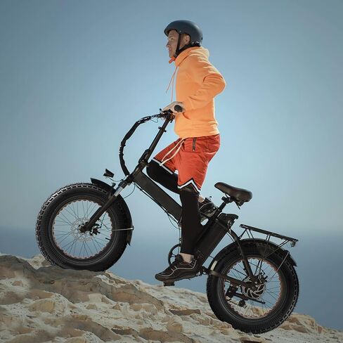 20x4.0 (102-406) Electric Bike Tire 20 inch Fat E-Bicycle tire Suitable for 20x4 20 X 4.0 MTB/E-Bike Folding Replacement All-Terrain Directional Tread Fat Bike Tire (Single) in Saudi Arabia