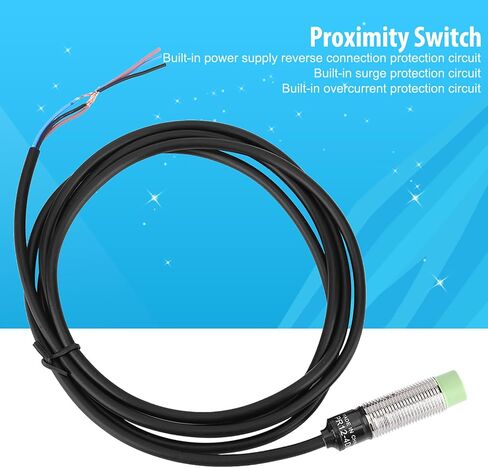 مفتاح القرب الاستقرائي ، PR12-4DN 3-Ware No NPN Sensor Switch المستخدم في أدوات الآلات ، مسافة الكشف عن المعادن 4 مم in Saudi Arabia